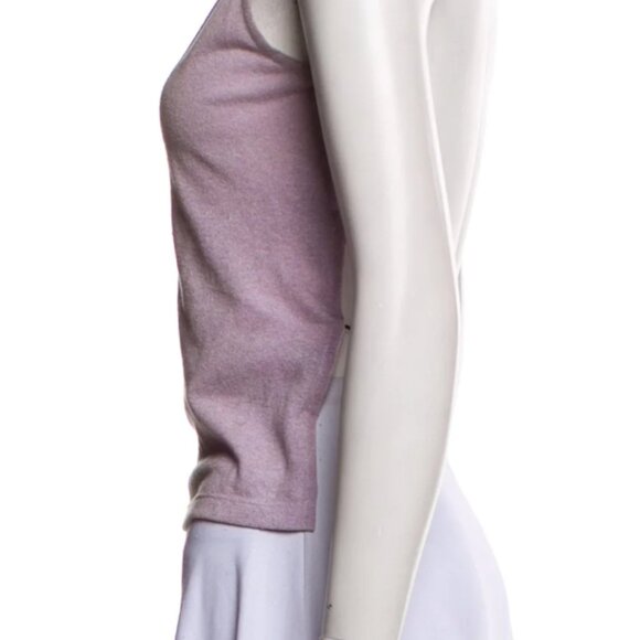 Maryam Nassir Zadeh Purple Square Neckline Backless + Sleeveless Top - Picture 2 of 7